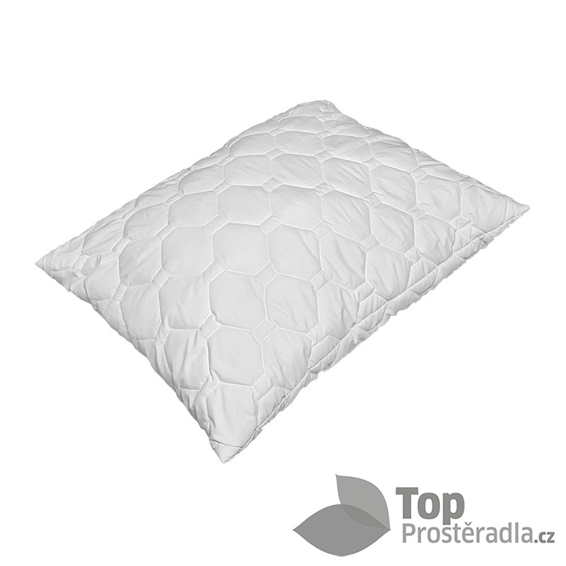 TOP Prošívaný polštář Comfort plus 70x90 Antialergenní, paměťové kuličky