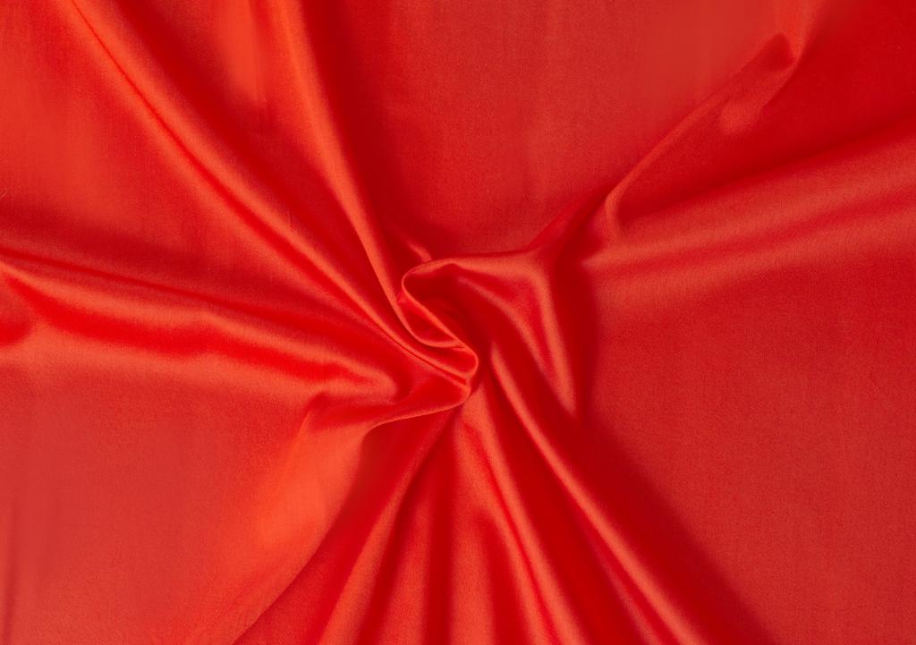 Fotografie Saténové prostěradlo (90 x 200 cm) - červené - výšku matrace do 22cm A86:P4576