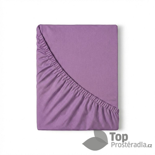 Saténové prostěradlo LUXURY COLLECTION 180x200+25 Fialové
