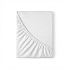 Saténové prostěradlo LUXURY COLLECTION 160x200+25 Bílé