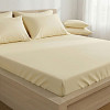 Saténové prostěradlo LUXURY COLLECTION 220x200+25 Smetanové