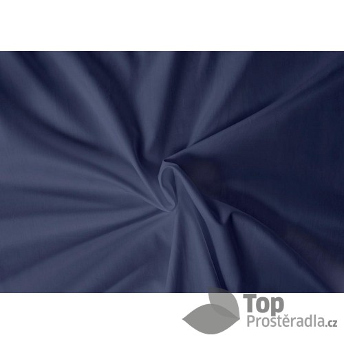 Saténové prostěradlo LUXURY COLLECTION 90x200+20cm tmavě modré