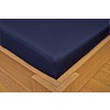 Saténové prostěradlo LUXURY COLLECTION 90x200+20cm tmavě modré