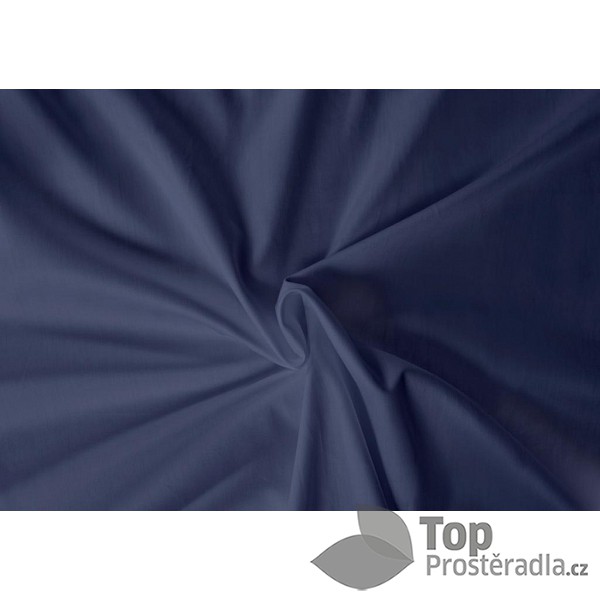TP Saténové prostěradlo LUXURY COLLECTION 160x200+25 Tmavě modré