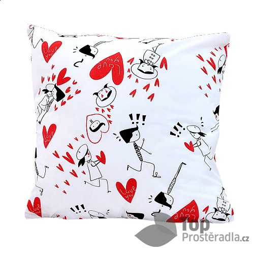 Povlak na polštářek LOVE 40x40