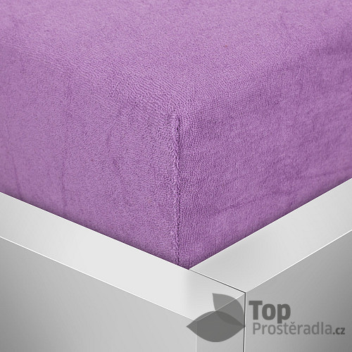 Froté prostěradlo 220x200 Premium - Lila