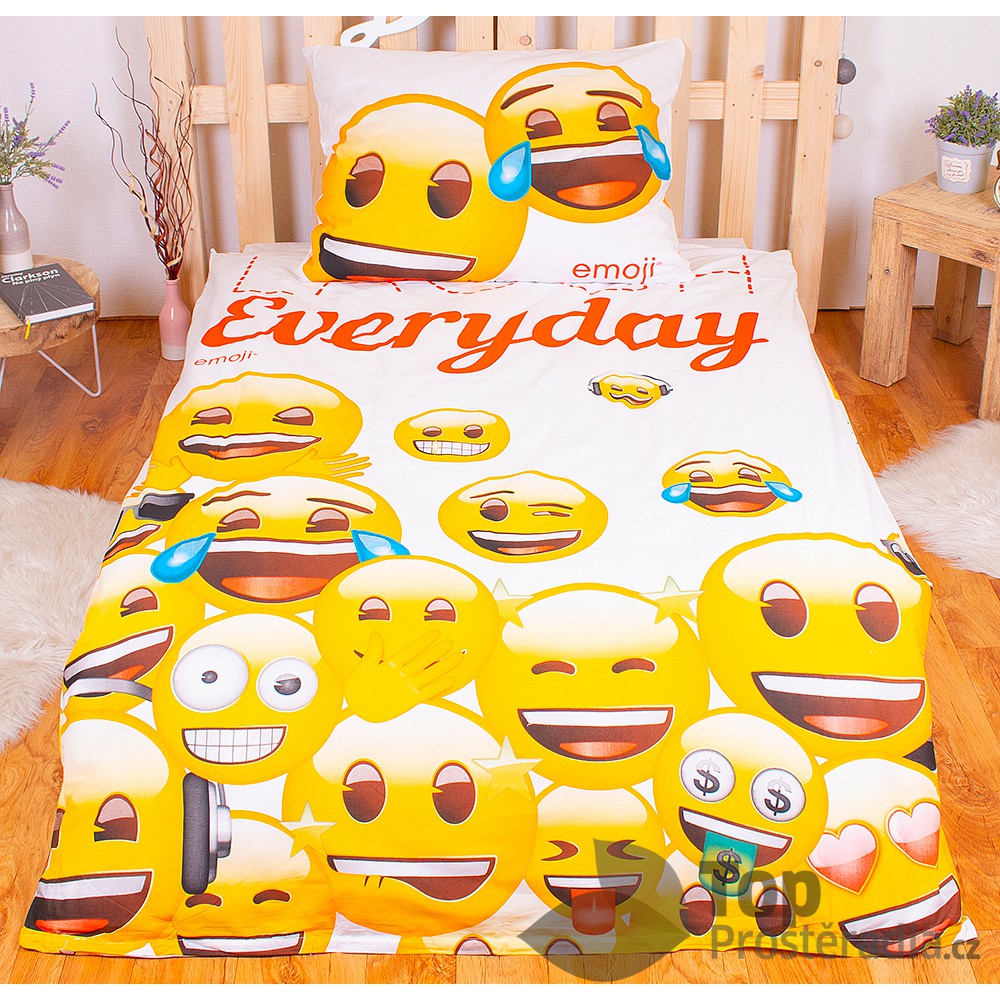 Bavlnene Povleceni 140x0 70x90 Emoji Smile Everyday Topprosteradla Cz Bavlnene Povleceni 140x0 70x90 Emoji Smile Everyday Topprosteradla Cz