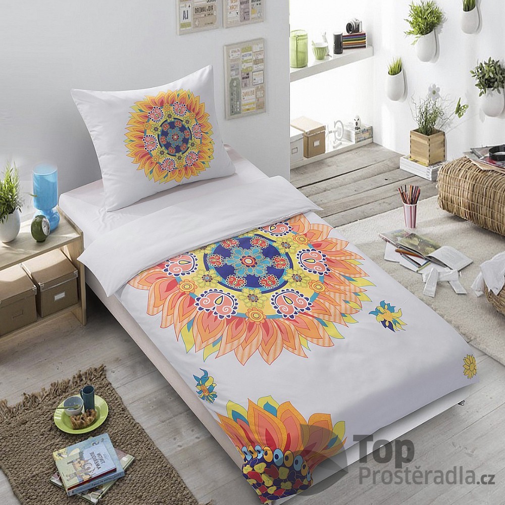 TOP Microtop povlečení Easy 140x200 70x90 Mandala