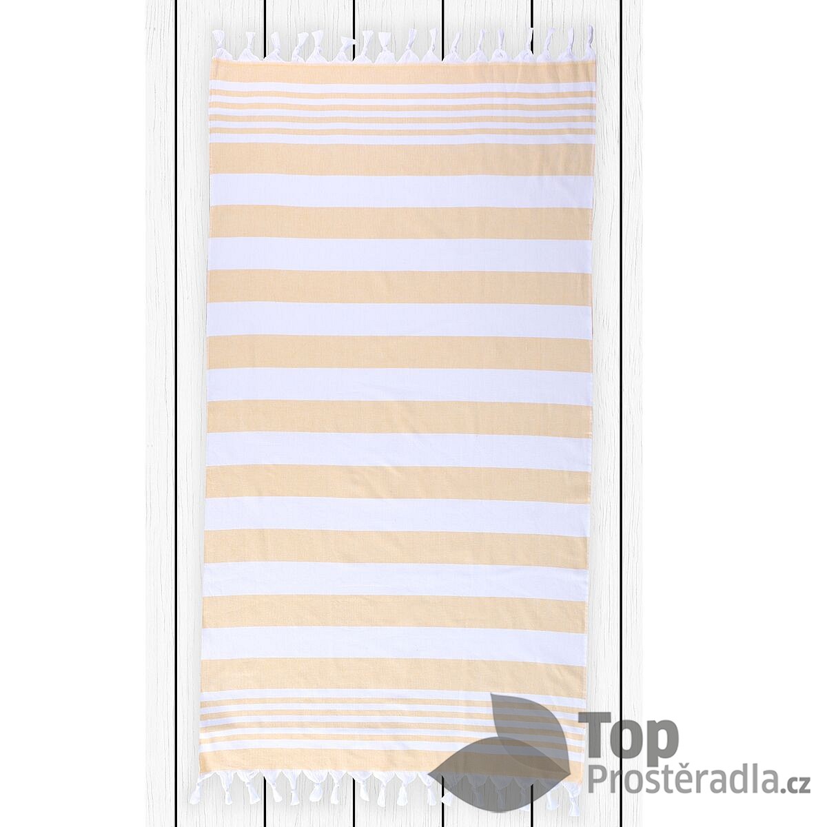 TOP Plážová osuška SANTORINI 90x170 Yellow