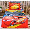 Bavlněné povlečení 140x200+70x90 Cars racing