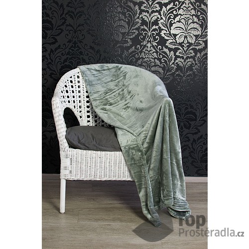 Mikroflanelová deka Premium 150x200 - Šedá