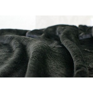 Mikroflanelová deka Premium 150x200 - Černá