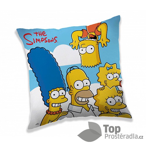 Dekorační polštářek 40x40 cm - Simpsons Clouds