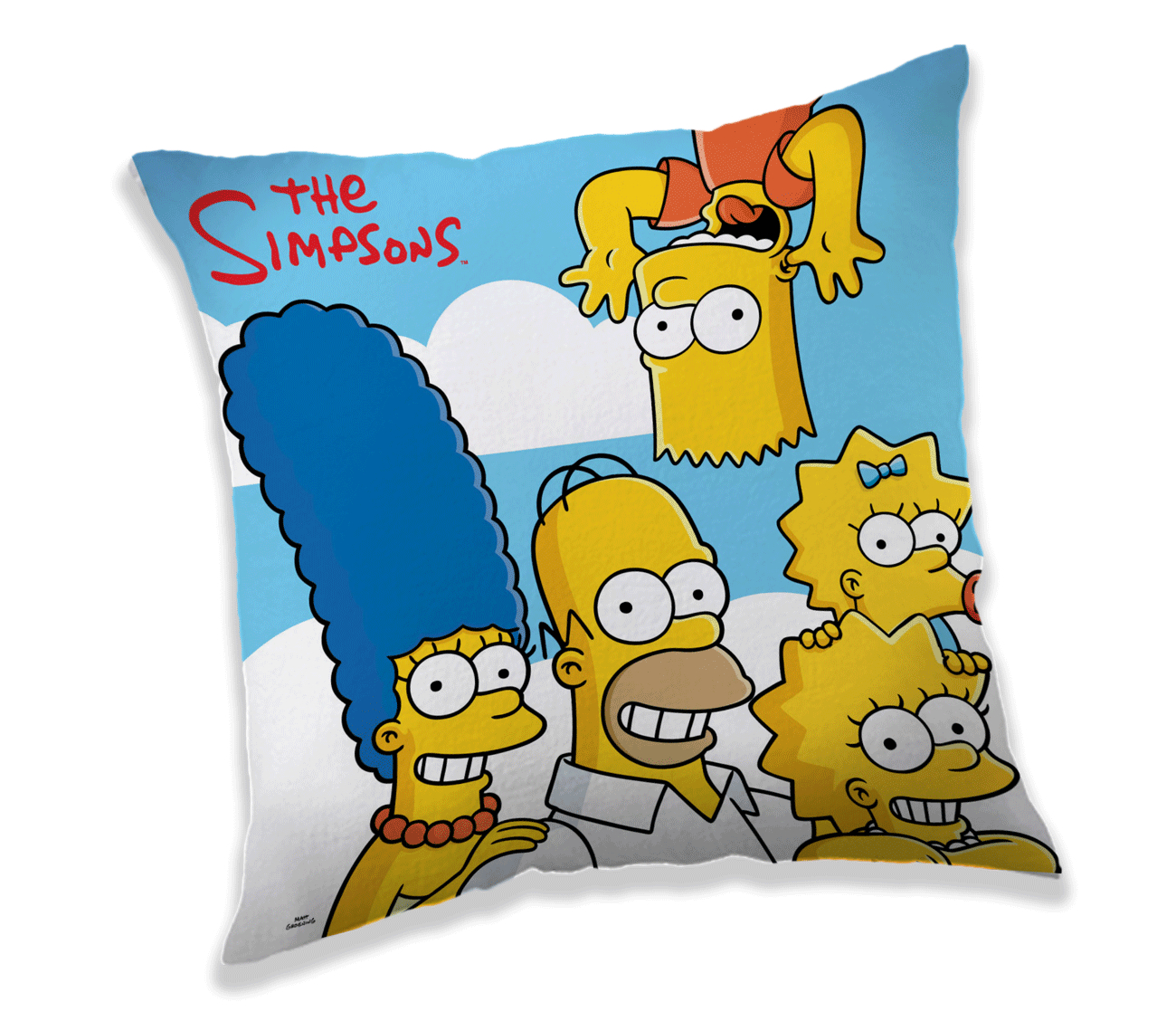 Fotografie TP Dekorační polštářek 40x40 cm - Simpsons Clouds