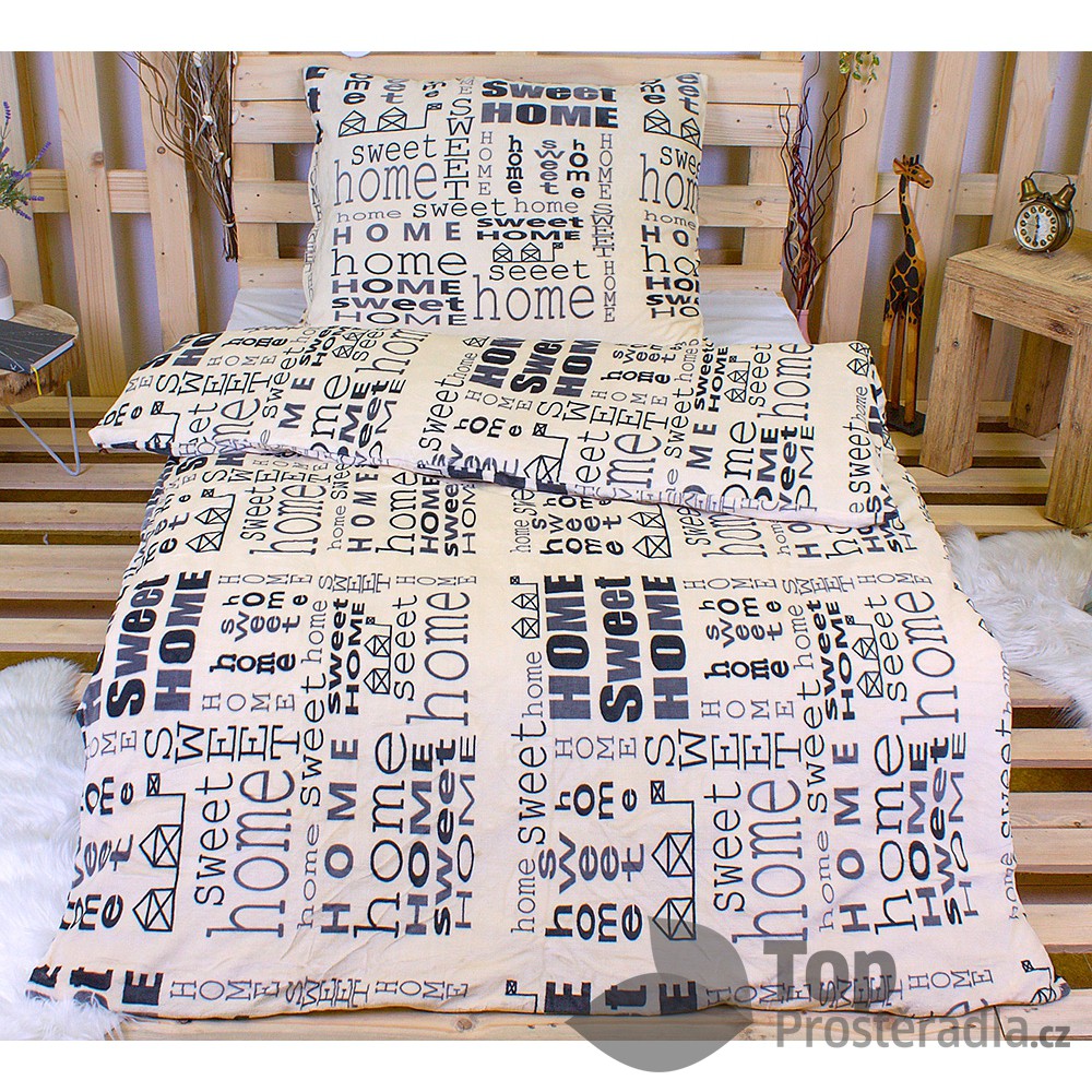 Povlečení mikroflanel Exclusive 140x200 + 70x90 - Sweet Home