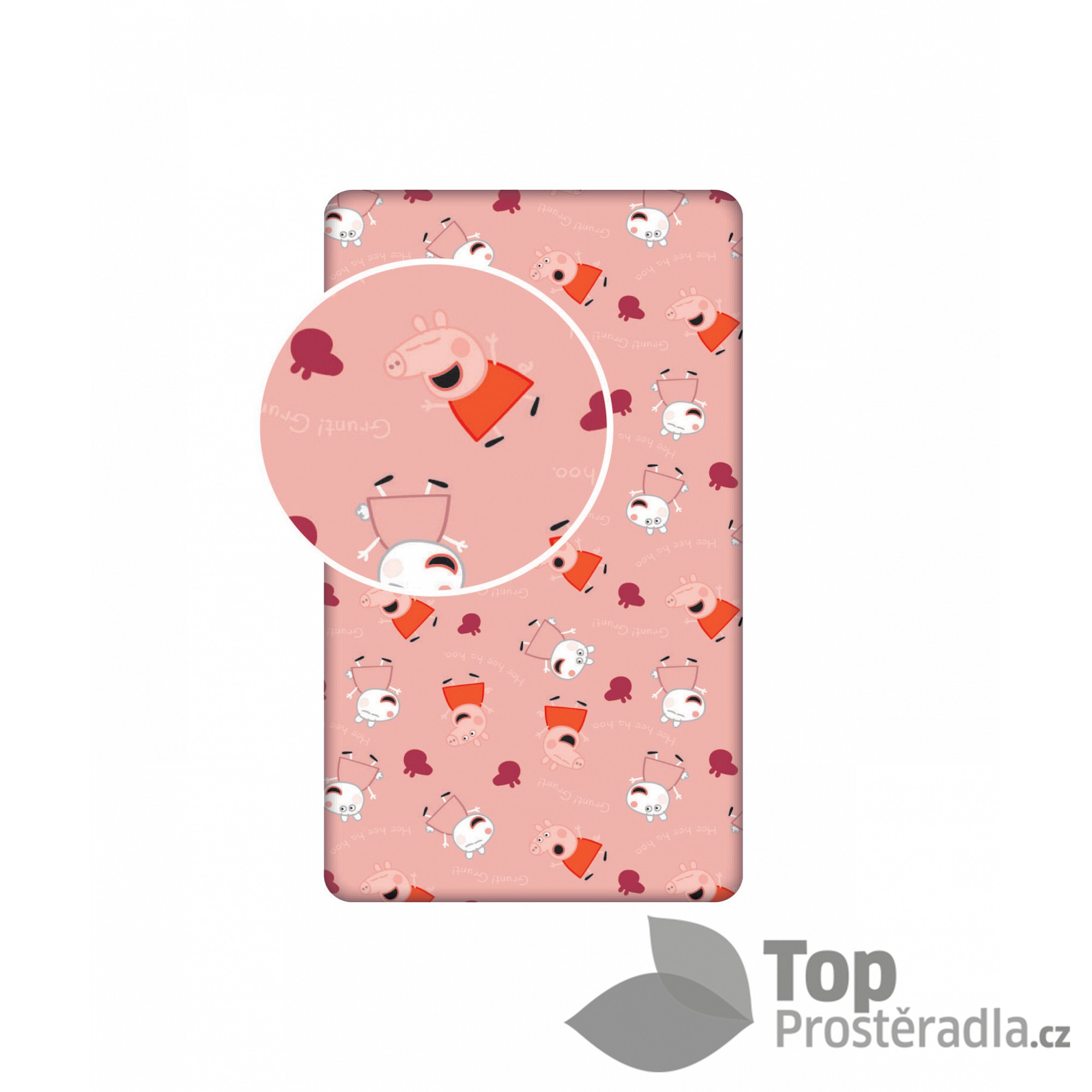 Dětské bavlněné povlečení 90x200 Peppa pig
