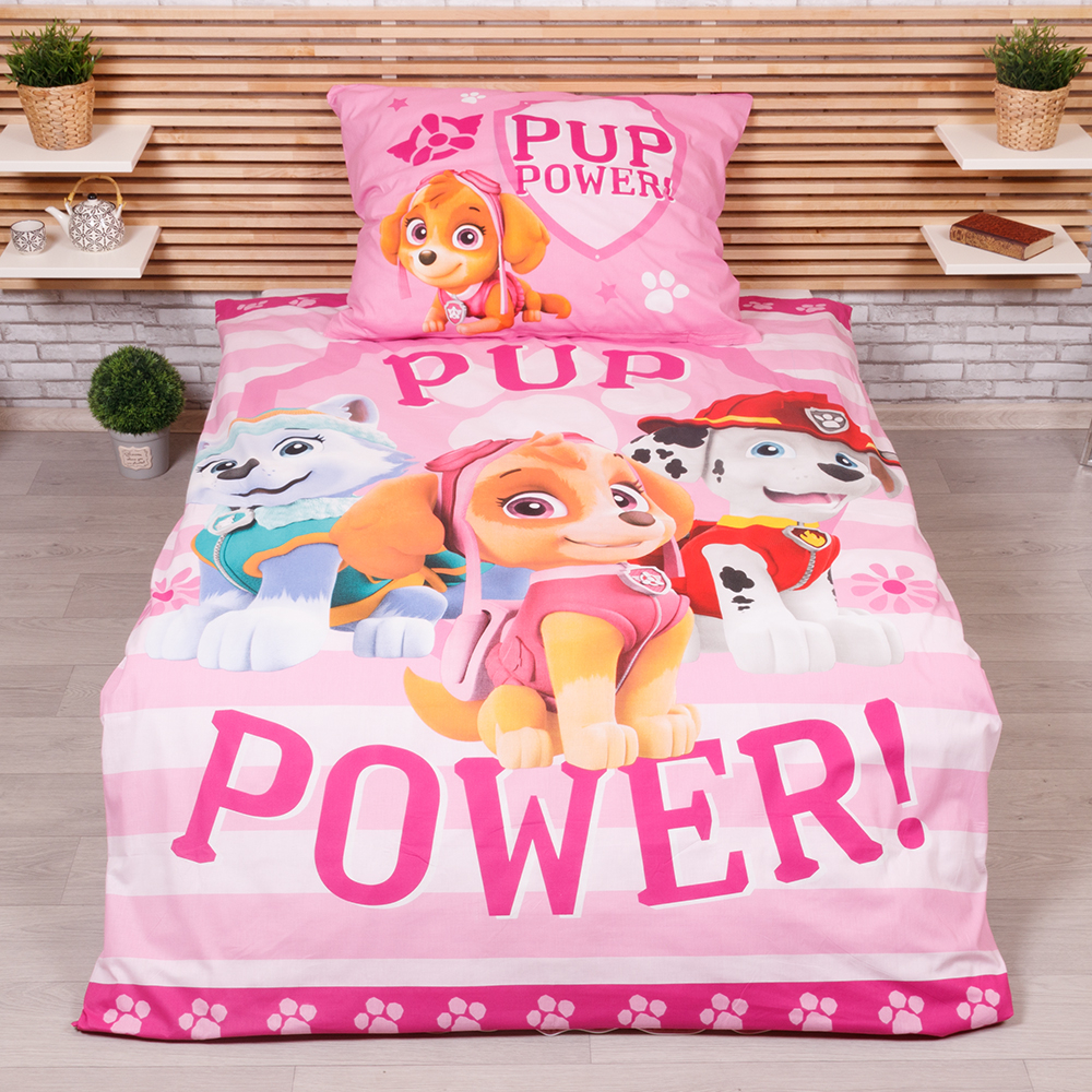 TP Bavlněné povlečení 140x200+70x90 Tlapková patrola Pup Power