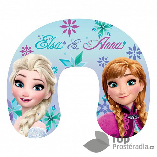 Cestovní polštářek - Frozen Elsa a Anna