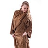 Televizní deka mikroflanel DELUXE - Hnědá