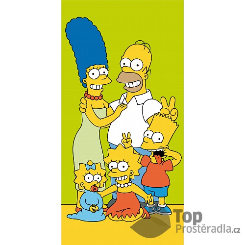 Osuška 70x140 - Simpsonovi vás zdraví