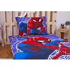 Bavlněné povlečení 140x200+70x90 Spiderman lightings ve tmě svítí