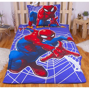 Bavlněné povlečení 140x200+70x90 Spiderman lightings ve tmě svítí