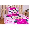 Bavlněné povlečení 140x200+70x90 Minnie pink ve tmě svítí