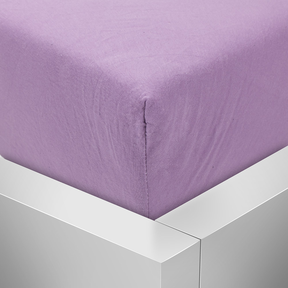 TP Jersey prostěradlo 90x200 Premium - Lila