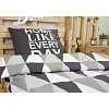 Prodloužené bavlněné povlečení 140x220+70x90 Home grey