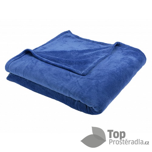 Mikroflanelová deka Premium 150x200 - Královská modrá