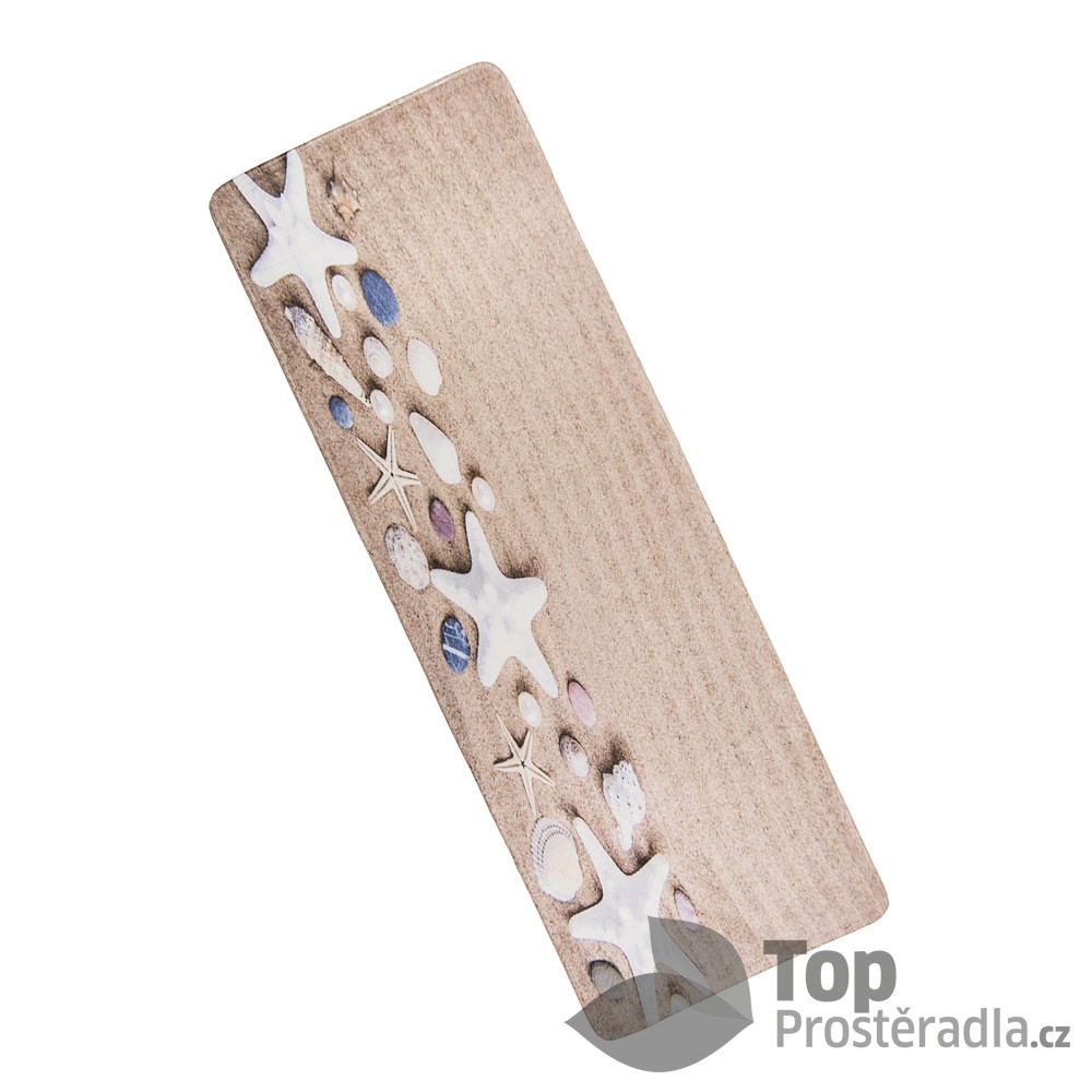 TP 3D Podlahová předložka 60x180 Mořská pláž - písek