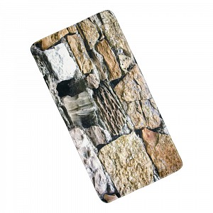 3D Podlahová předložka 60x120 Kamenná zeď