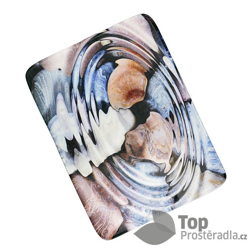 3D Podlahová předložka 50x70 Kruhy na vodě