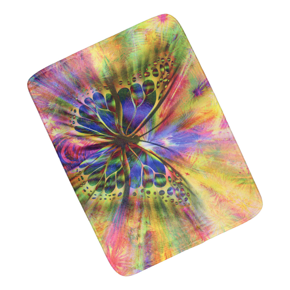 TP 3D Podlahová předložka 50x70 Abstraktní motýle