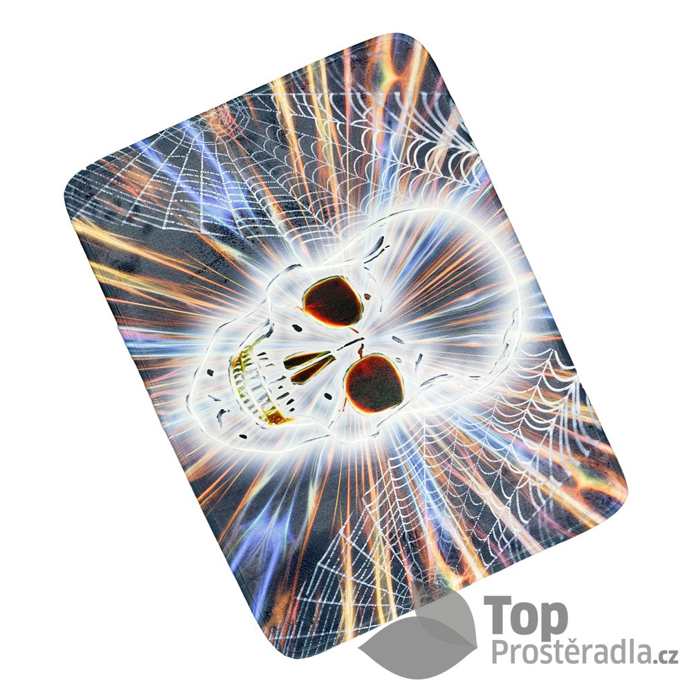 TP 3D Podlahová předložka 50x70 Abstraktní lebka