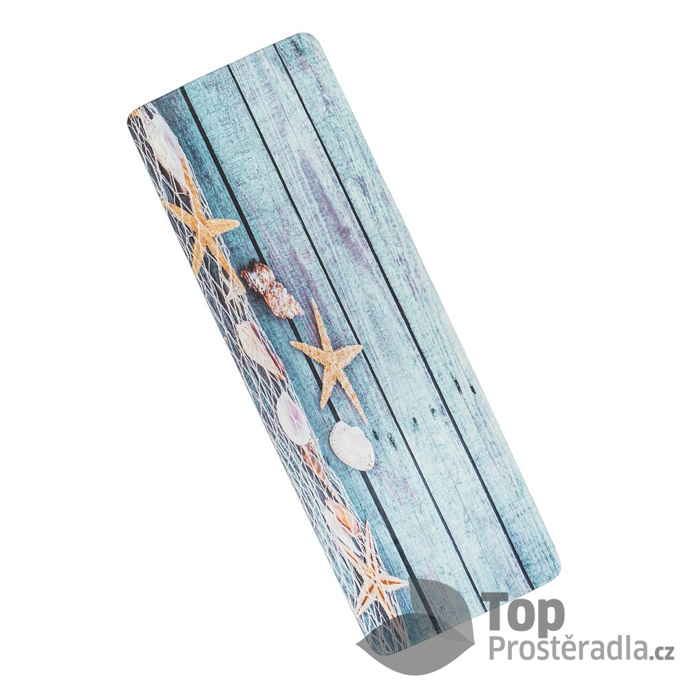 TP 3D Podlahová předložka 60x180 Mořská pláž - molo