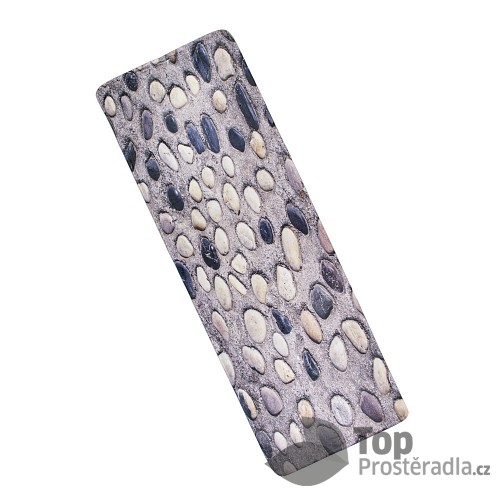 3D Podlahová předložka 60x180 Oblázková zeď