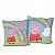 Dekorační polštářek 40x40 cm - Peppa Pig colors