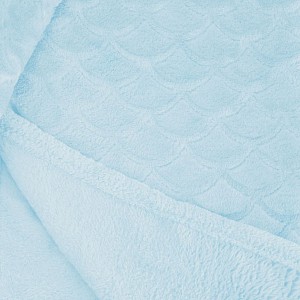 Velká mikroflanelová deka Sardi Premium 220x240 - Baby blue