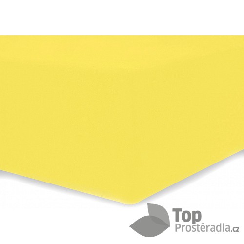 Microtop prostěradlo AMELIA ROYAL 140x200 - Žluté