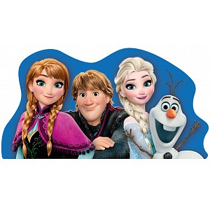 Tvarovaný polštářek Frozen family