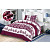 Mikroplyšové povlečení Premium 140x200+70x90 Sobíci červení