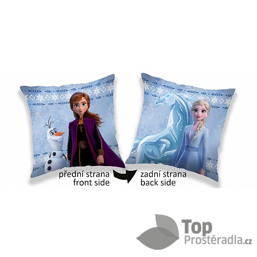 Dekorační polštářek 40x40 cm - Frozen II Elsa/Anna