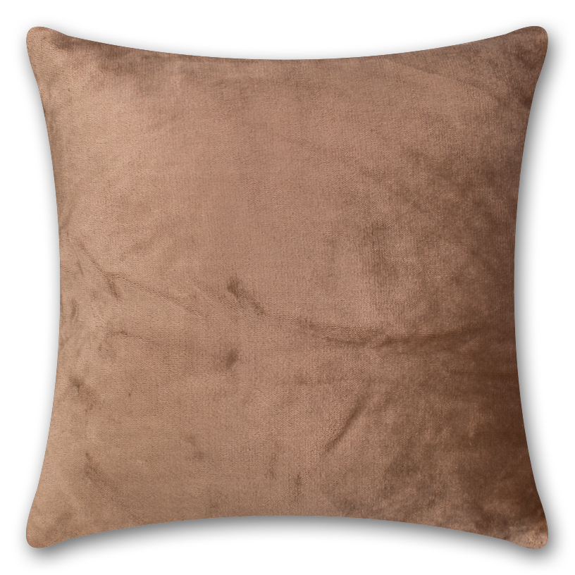 TP Povlak na polštářek mikroflanel 40x40 Světle hnědý