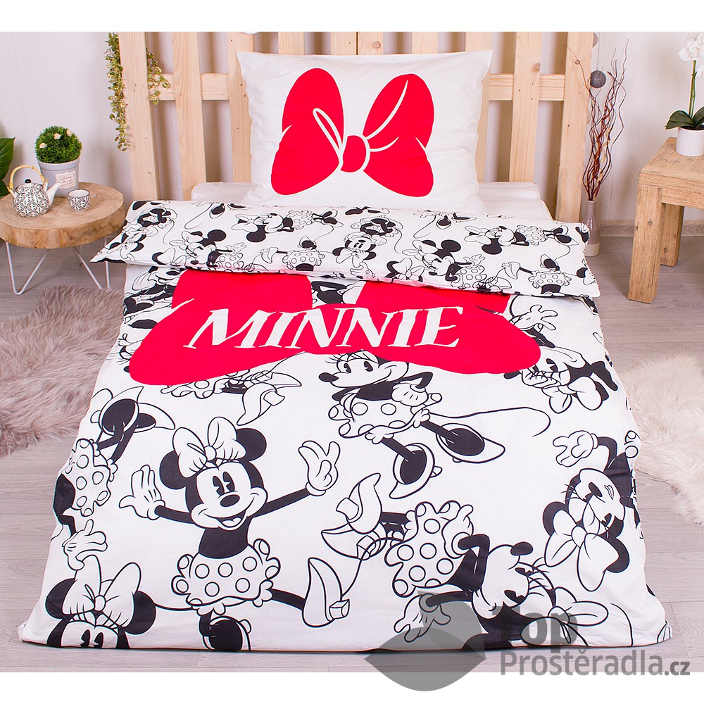 TP Bavlněné povlečení 140x200+70x90 Minnie