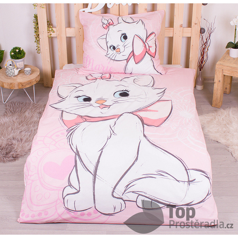 TOP Bavlněné povlečení 140x200+70x90 Kočka Marie