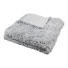Luxusní deka s dlouhým vlasem 230x200 - Světle šedá