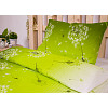Krepové povlečení Deluxe 140x200+70x90 Pampeliška zelená