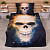 3D povlečení 140x200+70x90 Skull