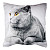 3D povlak 45x45 - Grey Cat